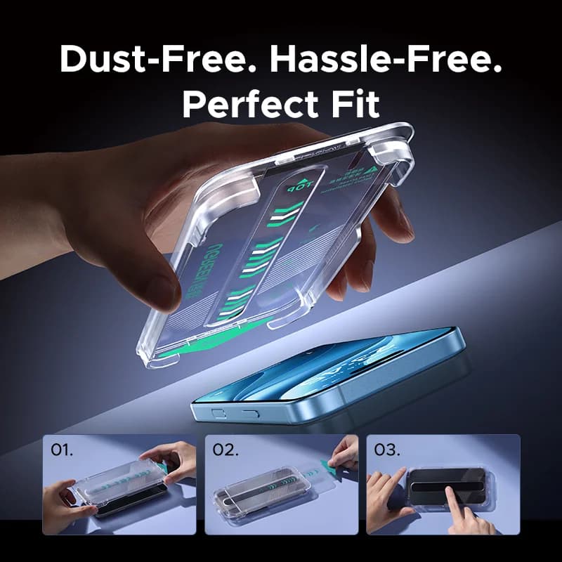 Zaštitno staklo za iPhone, set od 2 komada
