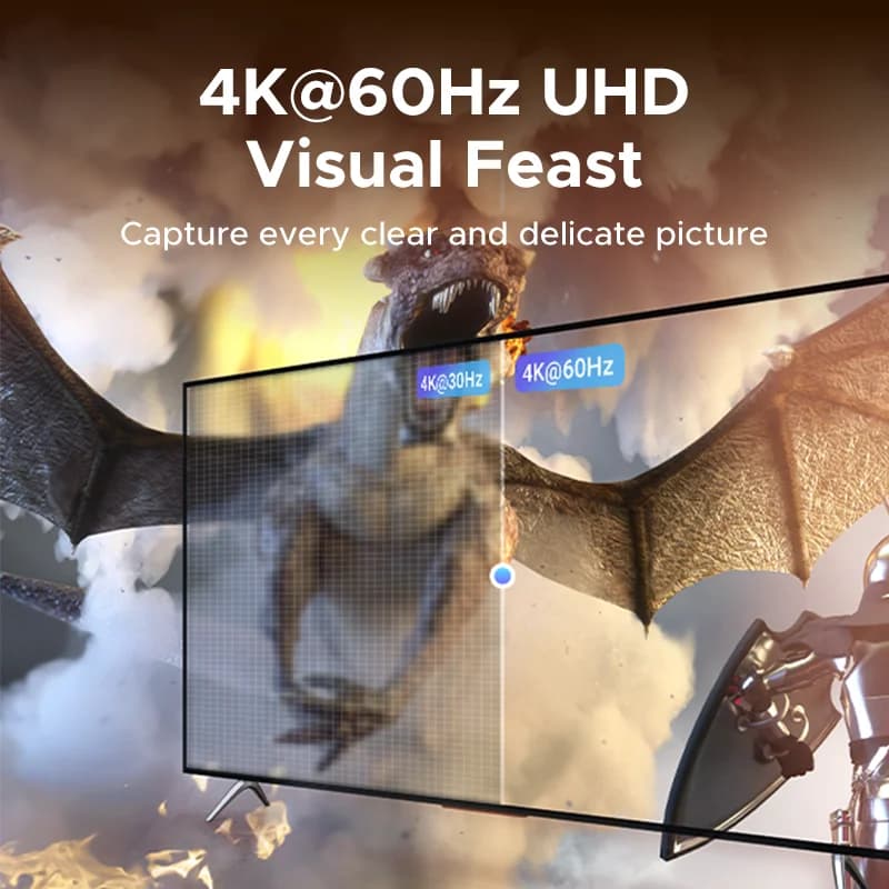 5-portni 4K HDMI prekidač s daljinskim upravljačem