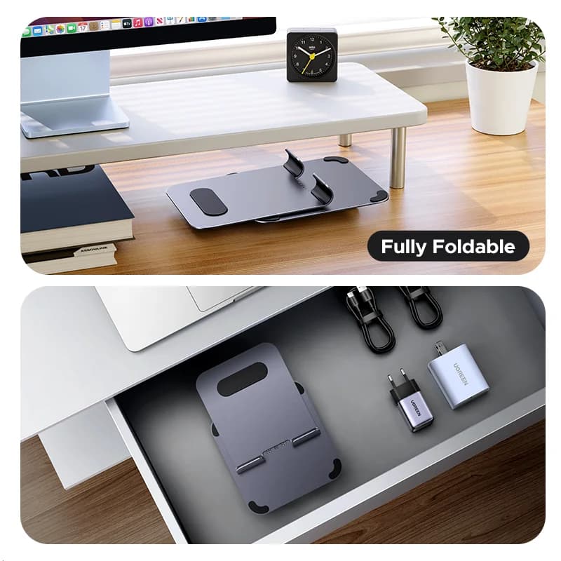 Aluminijski stalak za tablet i telefon s rotacijom 360°