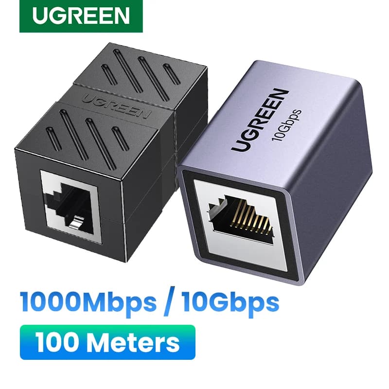 RJ45 Ethernet žensko-ženski adapter-konektor