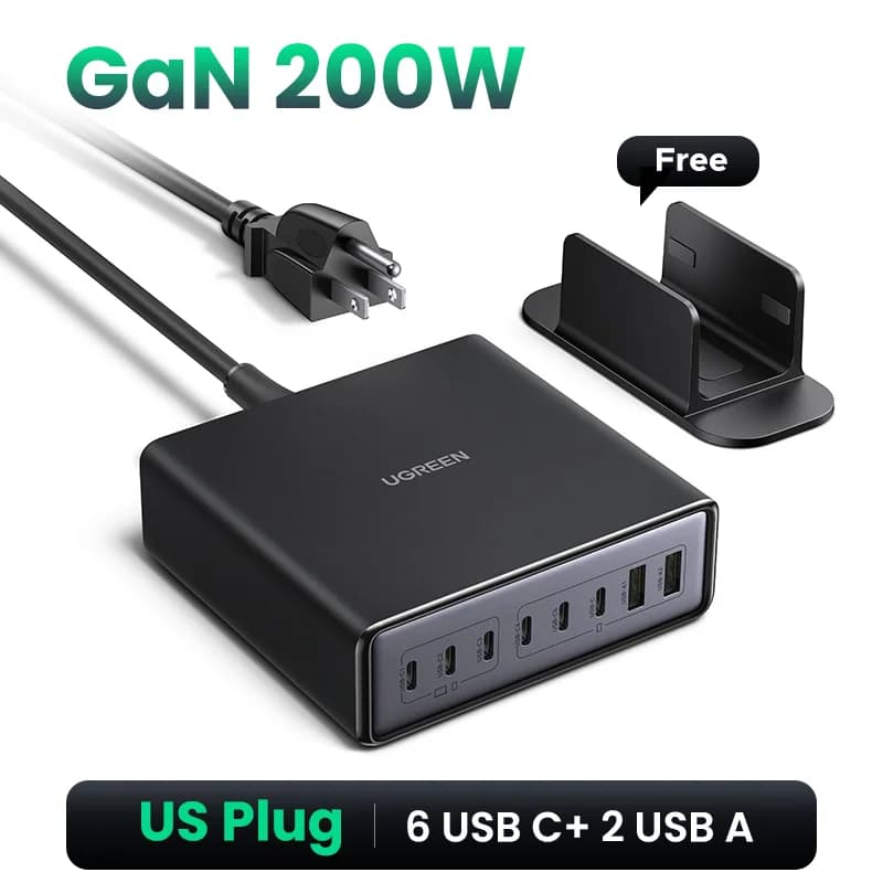 Stolna stanica za punjenje GaN 200W 8-u-1