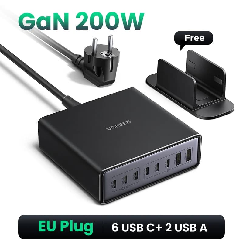 Stolna stanica za punjenje GaN 200W 8-u-1