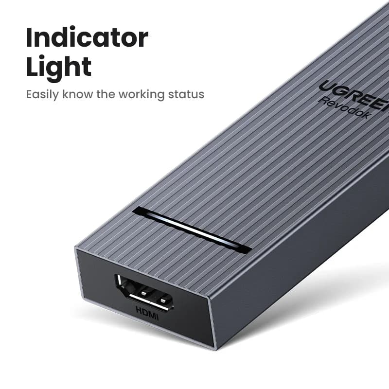 USB-C hub s 4K HDMI i 100W PD