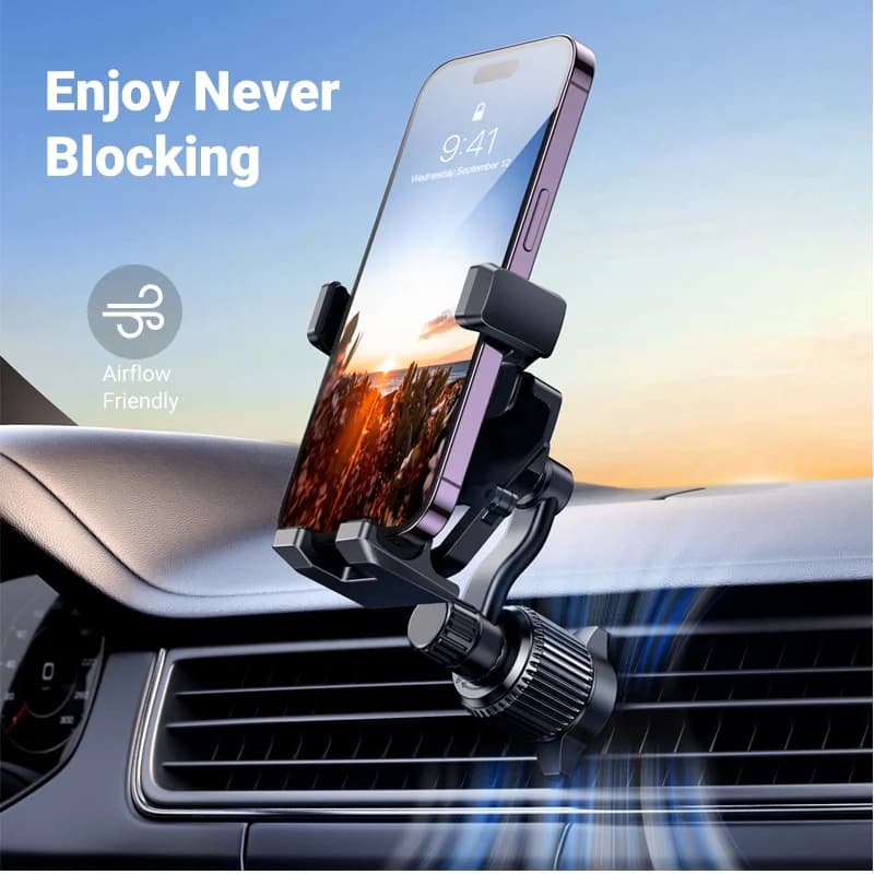 Gravitacijski držač za telefon na ventilaciju automobila