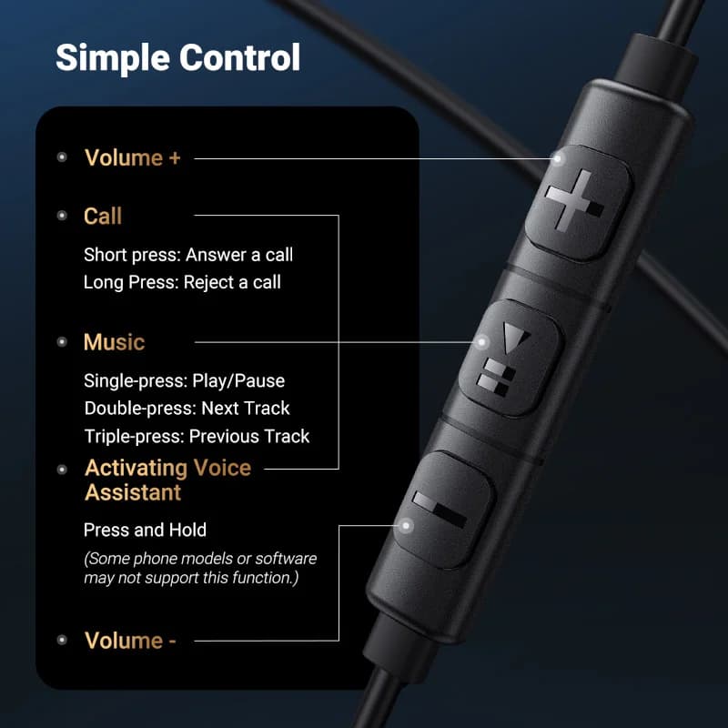 USB-C žičane slušalice s 3.5mm priključkom i mikrofonom
