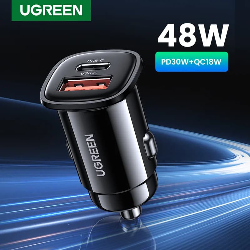 USB punjač za auto 30W s Quick Charge 4.0 i PD