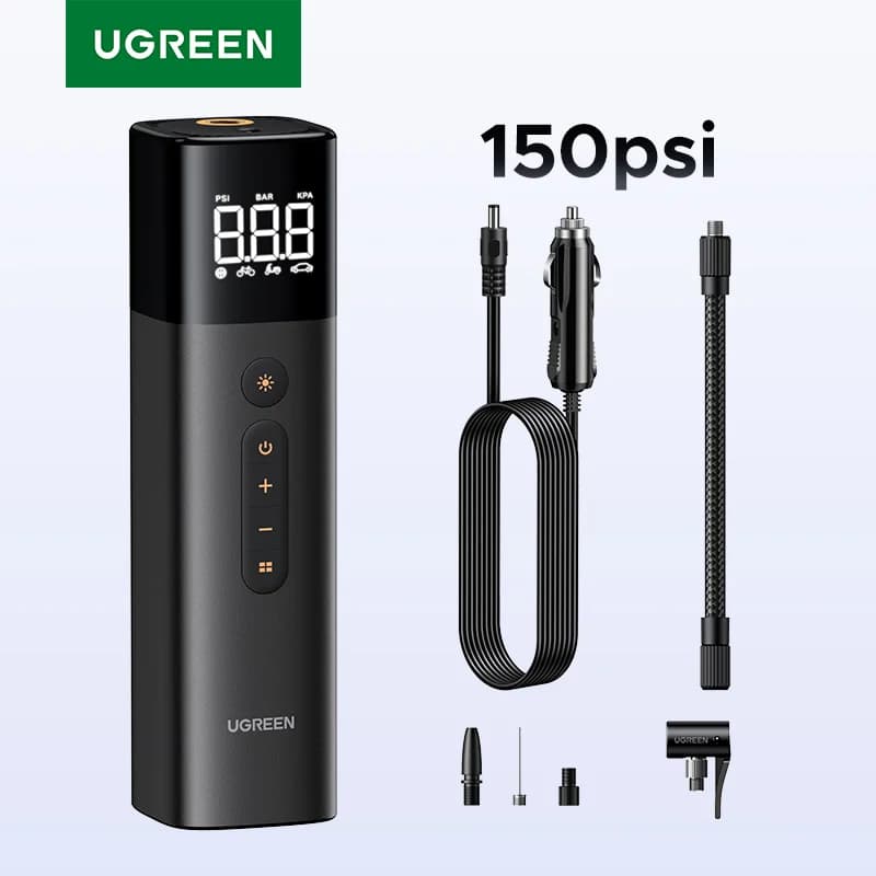 Prijenosna digitalna pumpa za gume s LCD zaslonom