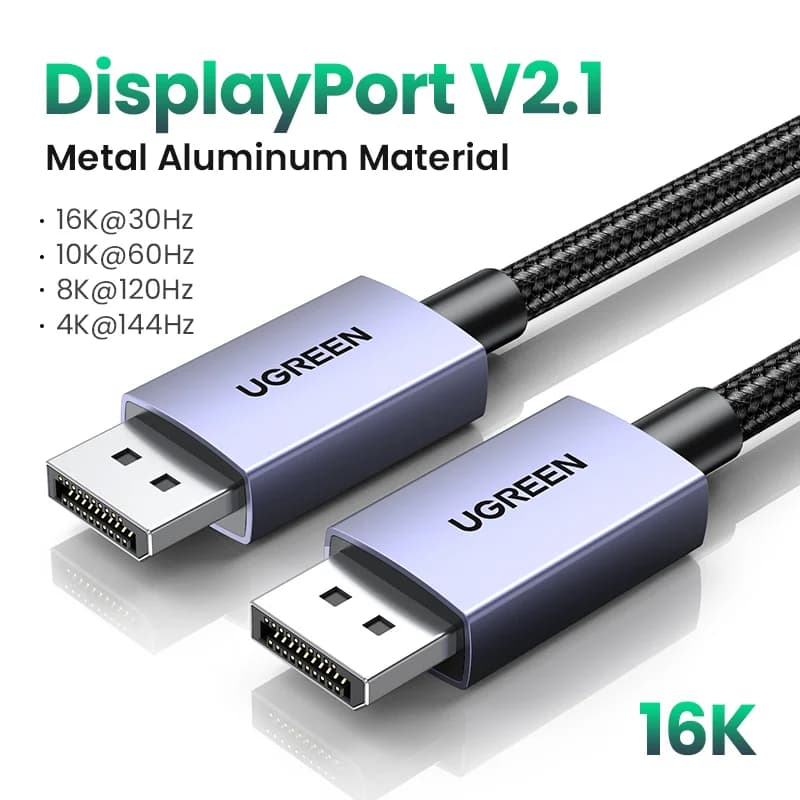 DisplayPort 2.1 kabel, 16K/8K visokobrzinski video