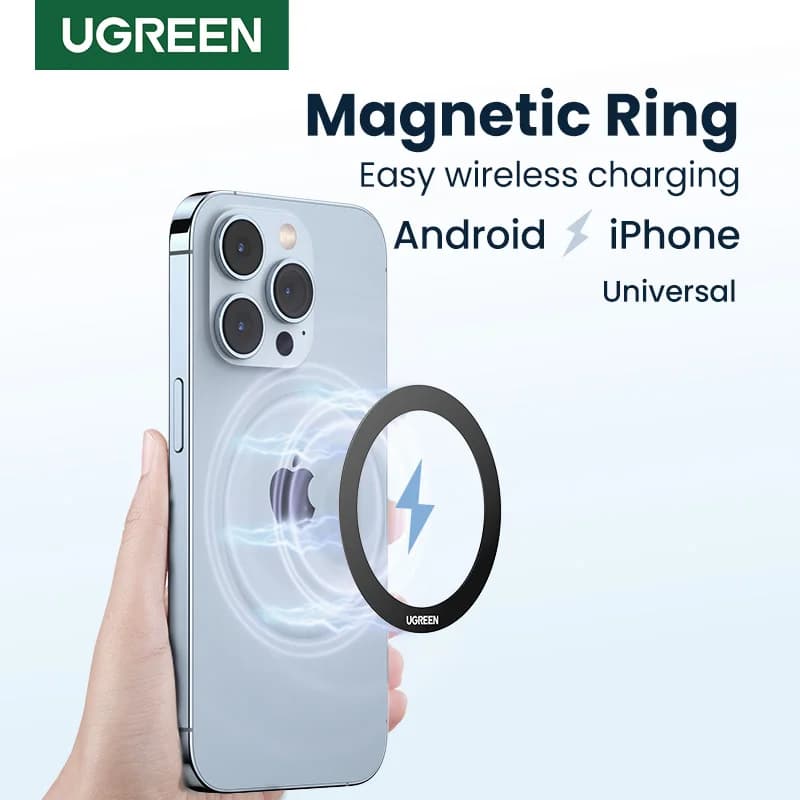 Magnetski metalni prstenasti adapter za MagSafe bežično punjenje
