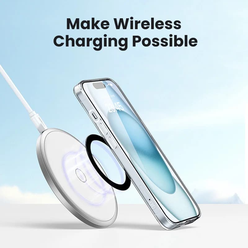 Magnetski metalni prstenasti adapter za MagSafe bežično punjenje