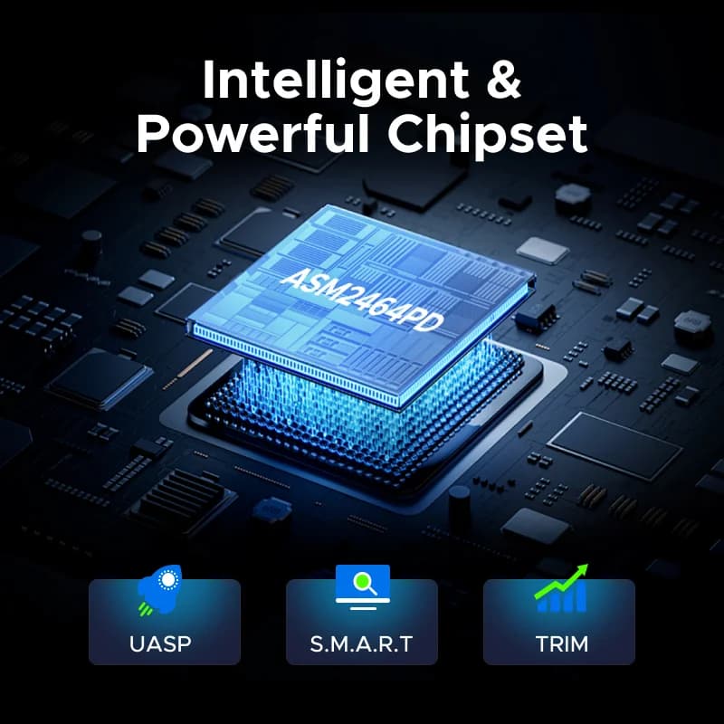 USB4 M.2 NVMe SSD kućište, 40Gbps, Thunderbolt