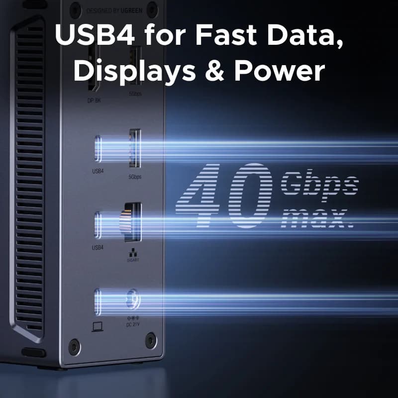 USB4 dock stanica s 8K zaslonom i brzinom od 40 Gbps