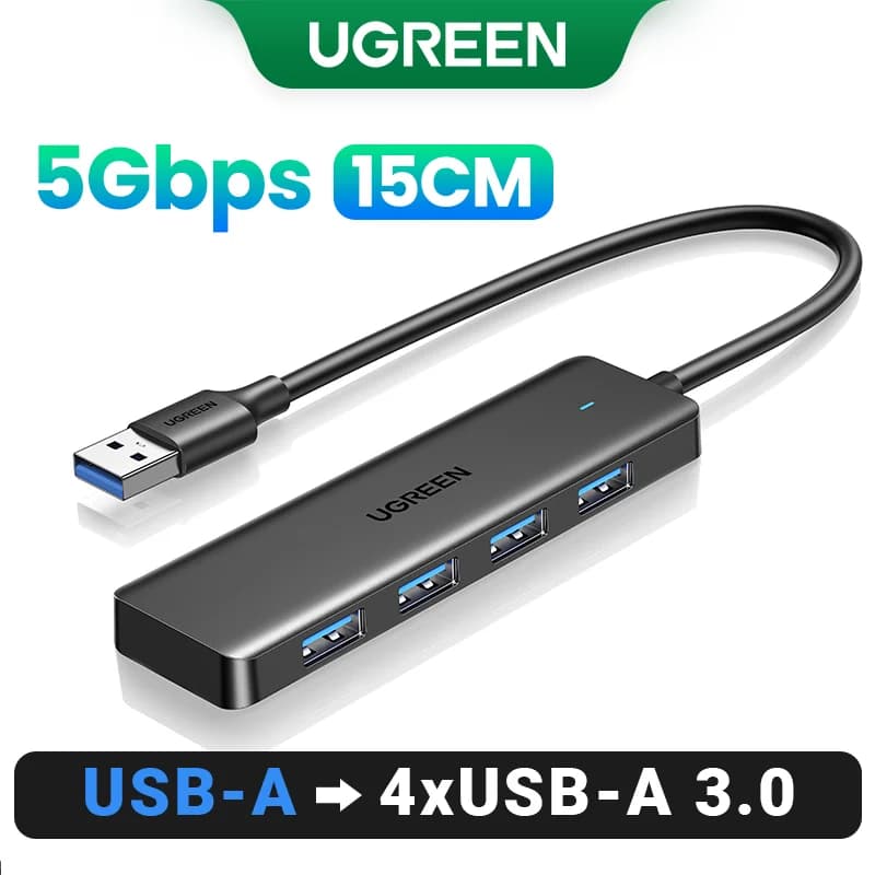 4-port USB 3.0 & USB-C hub